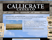 Tablet Screenshot of callicratecattleco.com